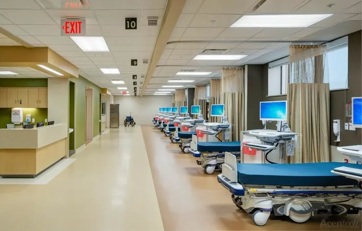 Specialized medical departments at Annai Theresa Hospital including Cardiology, Neurology, Orthopaedics and Oncology